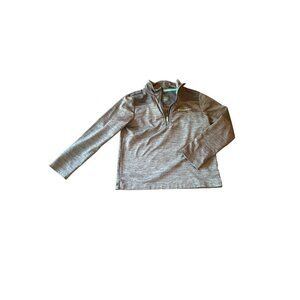 Vineyard Vines Shep Shirt Quarter Zip Performance Pullover In Heather Gray